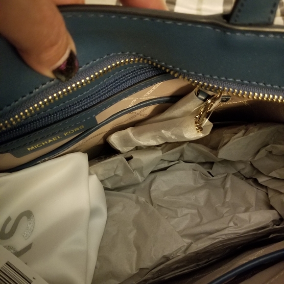 NWT Whitney Large Leather Tote Bag - Picture 6 of 8